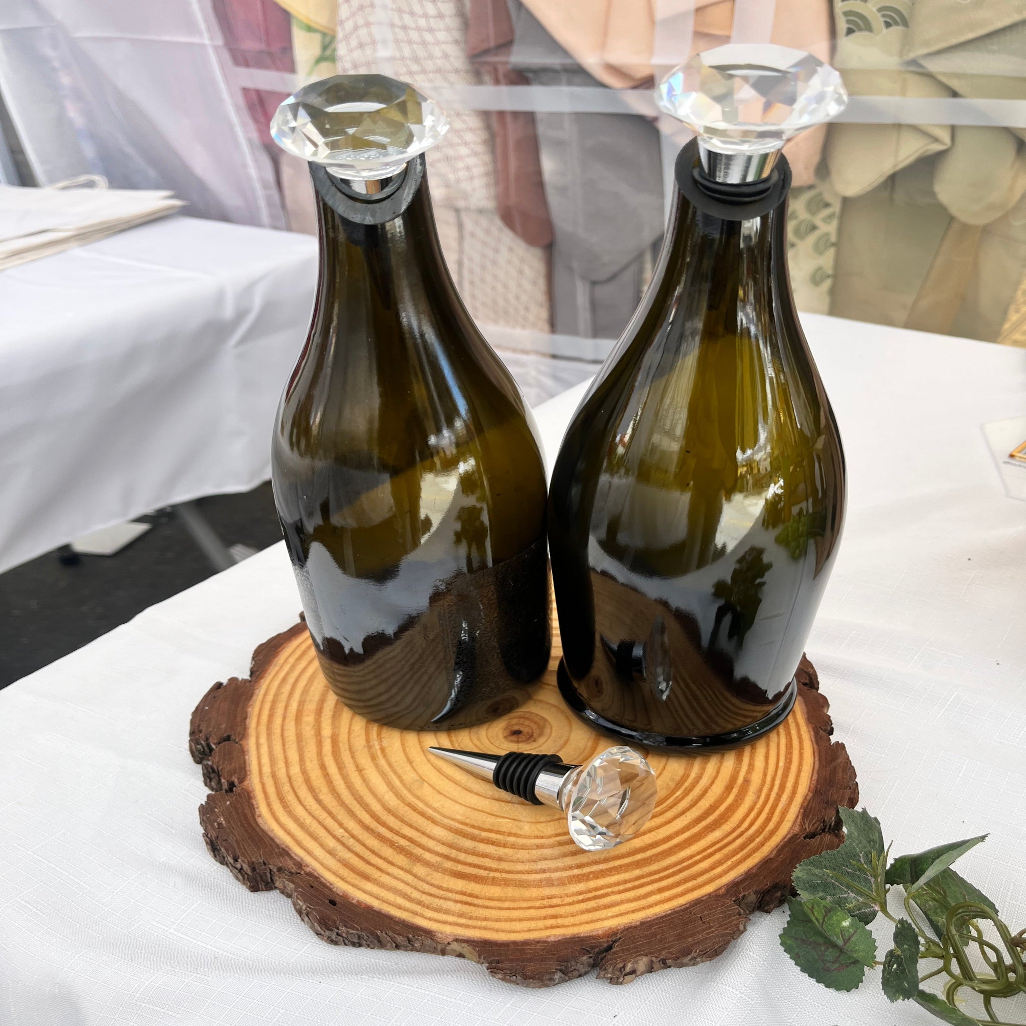 Wine Bottle Carafe & Drinking Glass Set