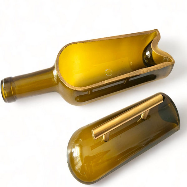 Wine Bottle Storage Container, Snack Holder, Candle Holder