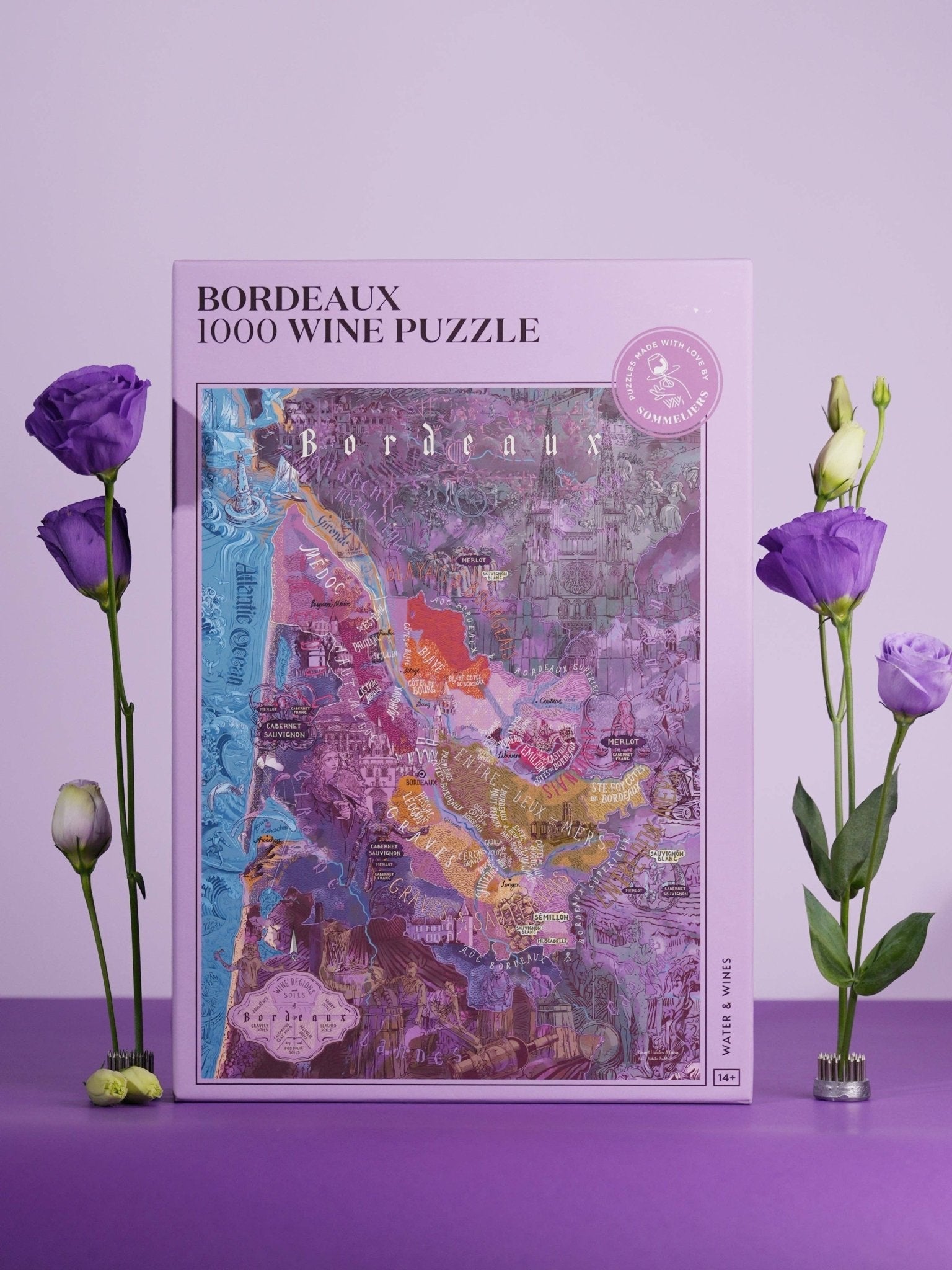 Bordeaux Wine 1000 Piece Jigsaw Puzzle | Water & Wines