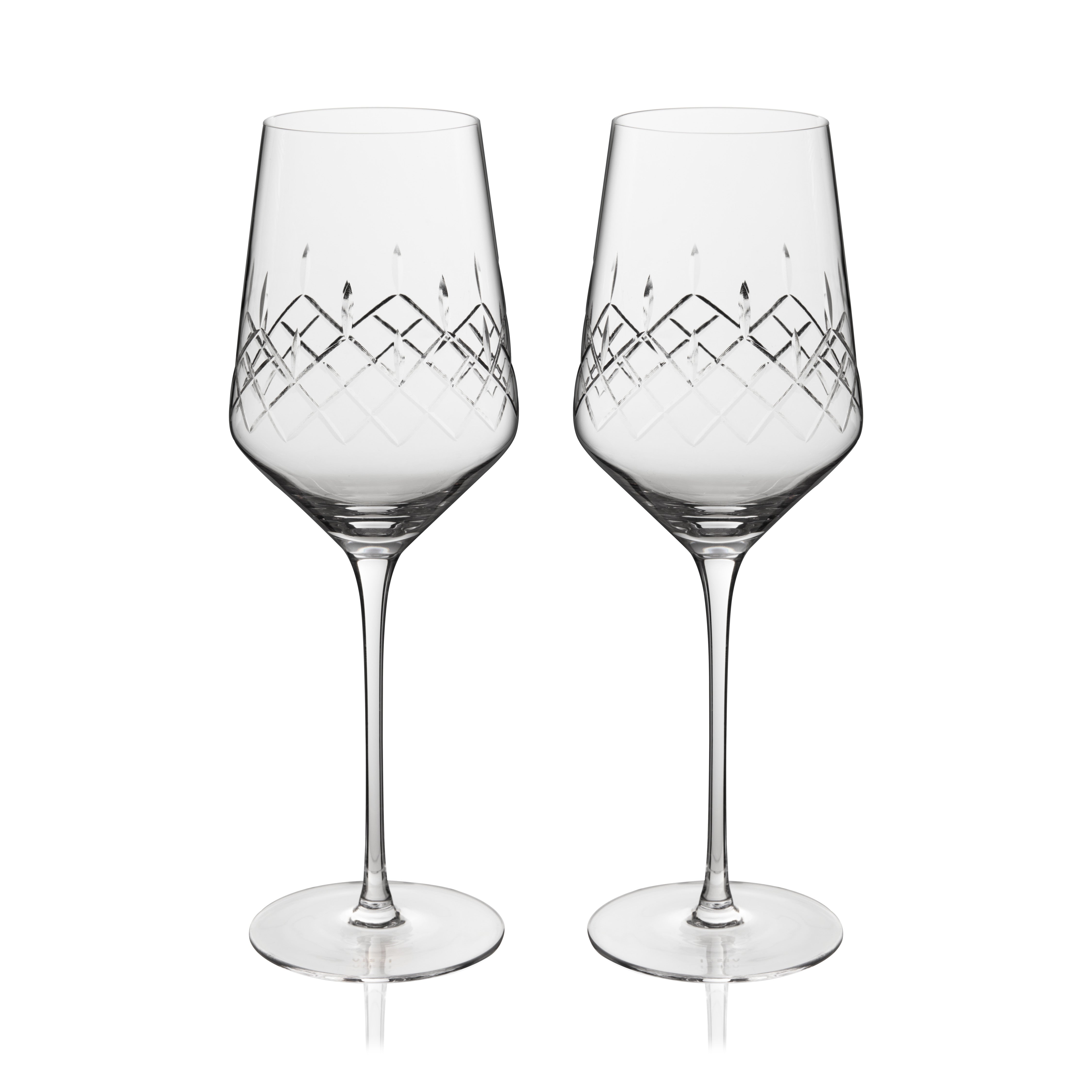 Admiral Crystal Universal Wine Glasses, Set of 2