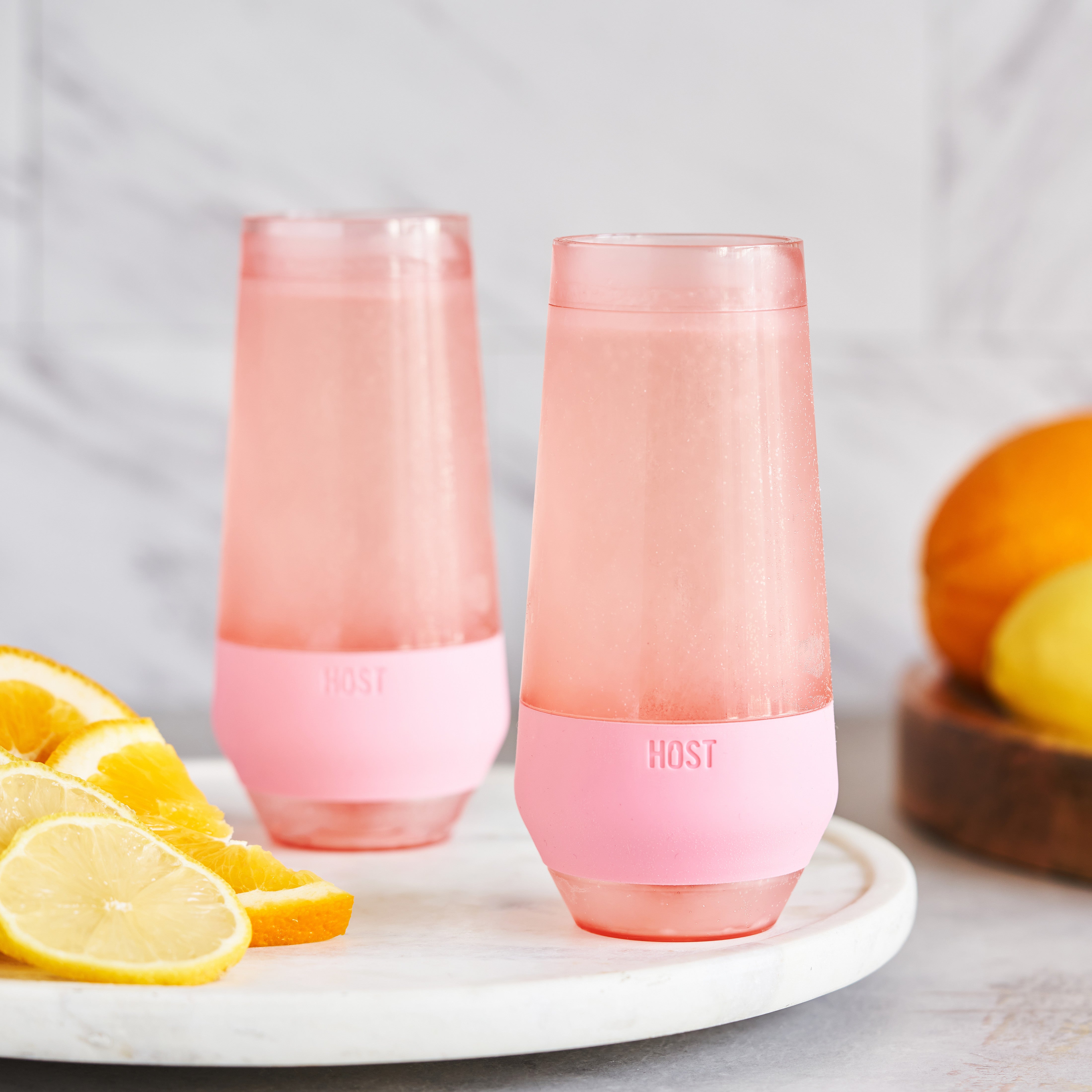 Champagne FREEZE™ in Blush Tint, Set of 2
