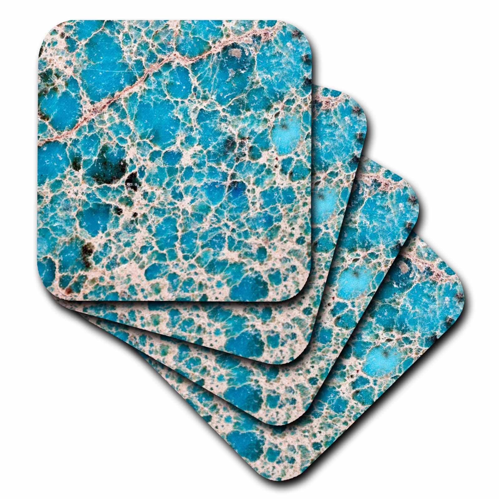 3dRose TNMGraphics Nature - Turquoise Gemstone - Coasters (cst_48528)
