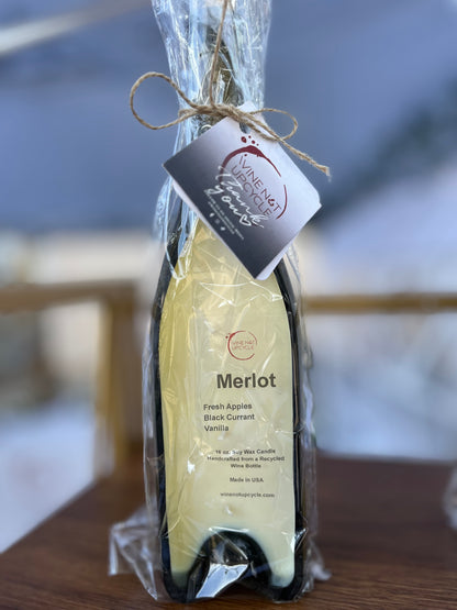 Wine Bottle Boat Candles