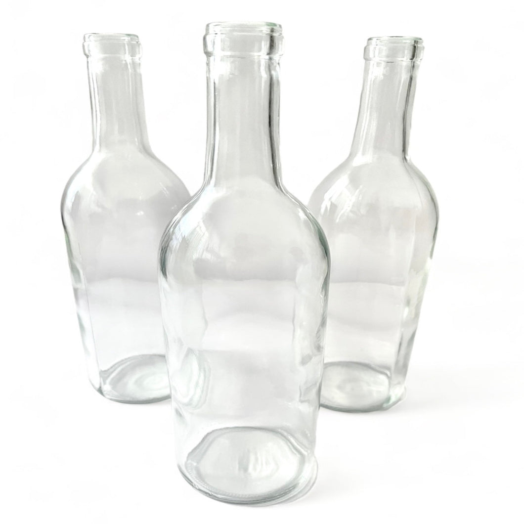 1.5 Liter Glass Bordeaux Magnum Wine Bottle, Large Clear Wine Bottle - Wine Not Upcycle