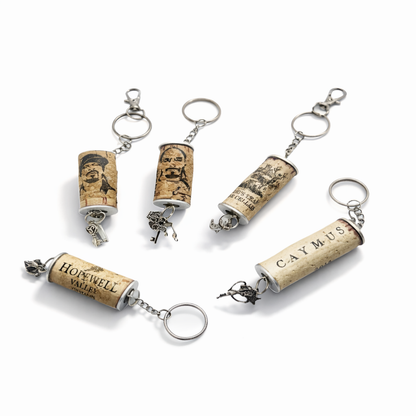 Wine Cork Keychains