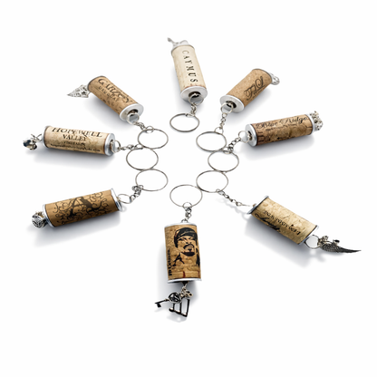 Wine Cork Keychains