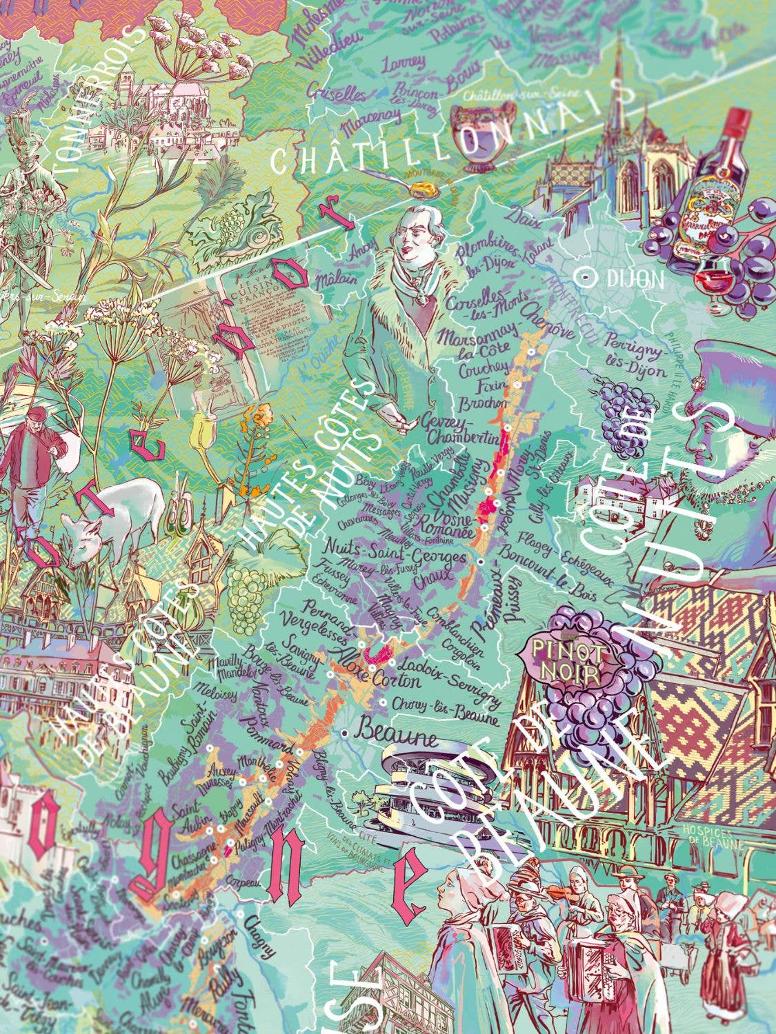 Bourgogne Wine 1000 Piece Jigsaw Puzzle | Water & Wines