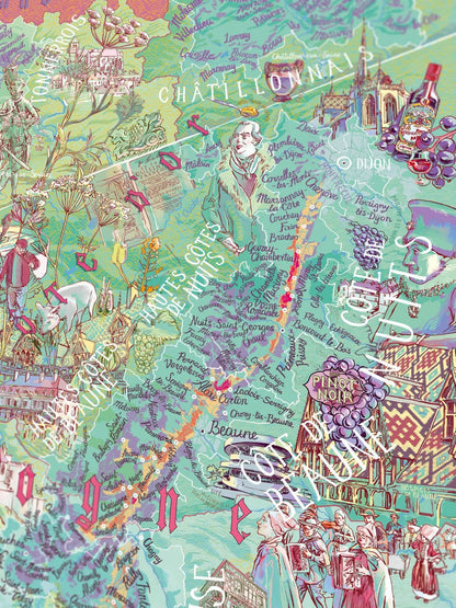 Bourgogne Wine 1000 Piece Jigsaw Puzzle | Water & Wines