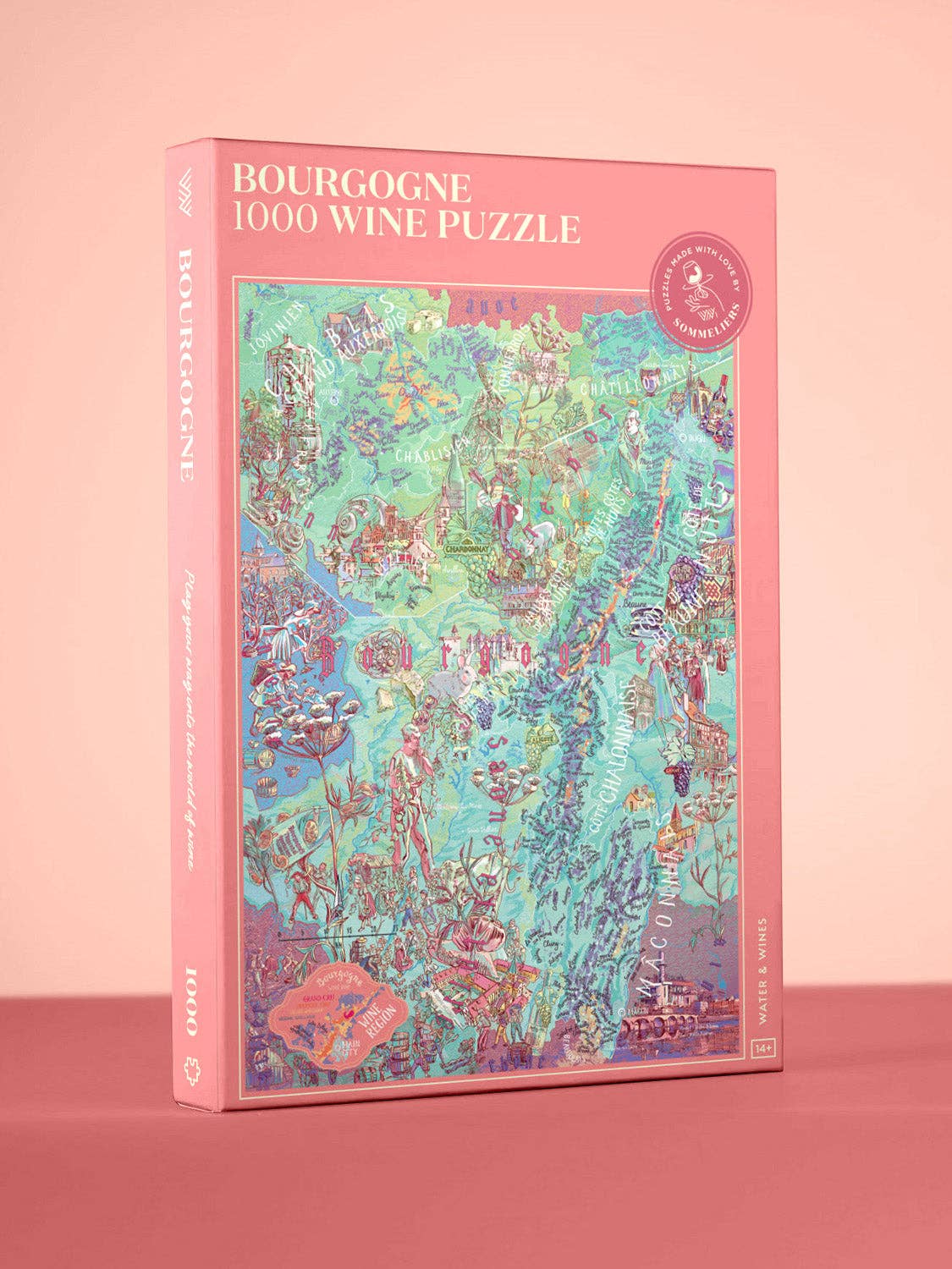 Bourgogne Wine 1000 Piece Jigsaw Puzzle | Water & Wines