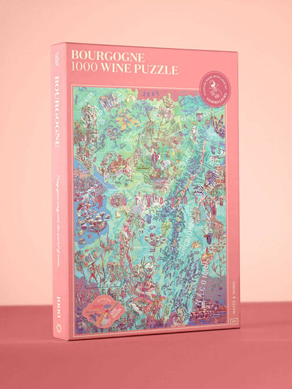 Bourgogne Wine 1000 Piece Jigsaw Puzzle | Water & Wines