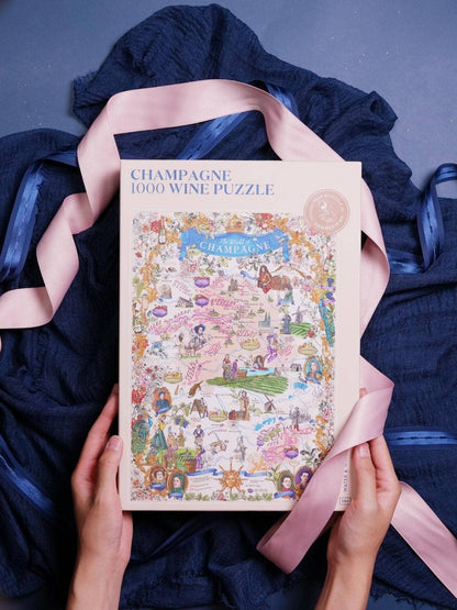 Champagne Wine 1000 Piece Jigsaw Puzzle | Water & Wines