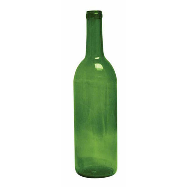 Green Wine Bottle, 750 mL Empty Bottle, 1 bottle - Wine Not Upcycle