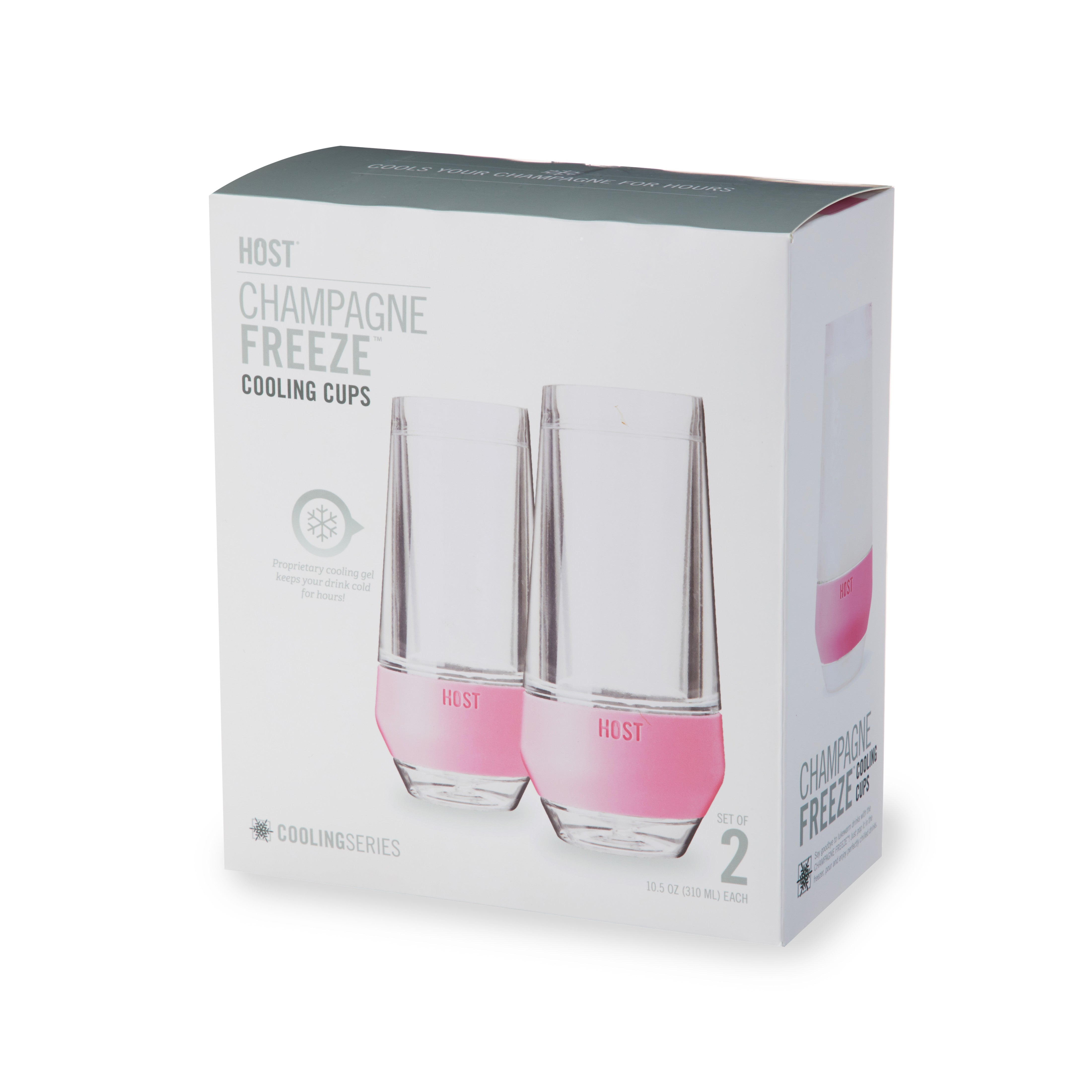 Champagne FREEZE™ in Blush Tint, Set of 2