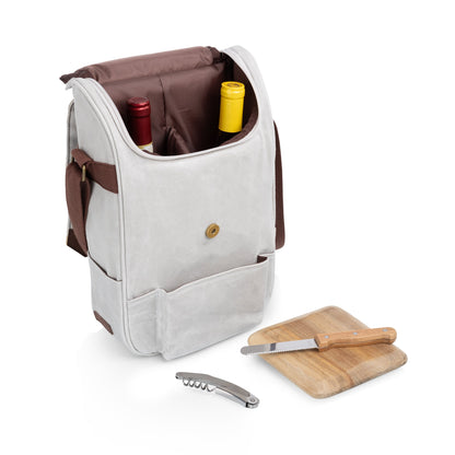 2 Bottle Insulated Wine & Cheese Cooler Tote