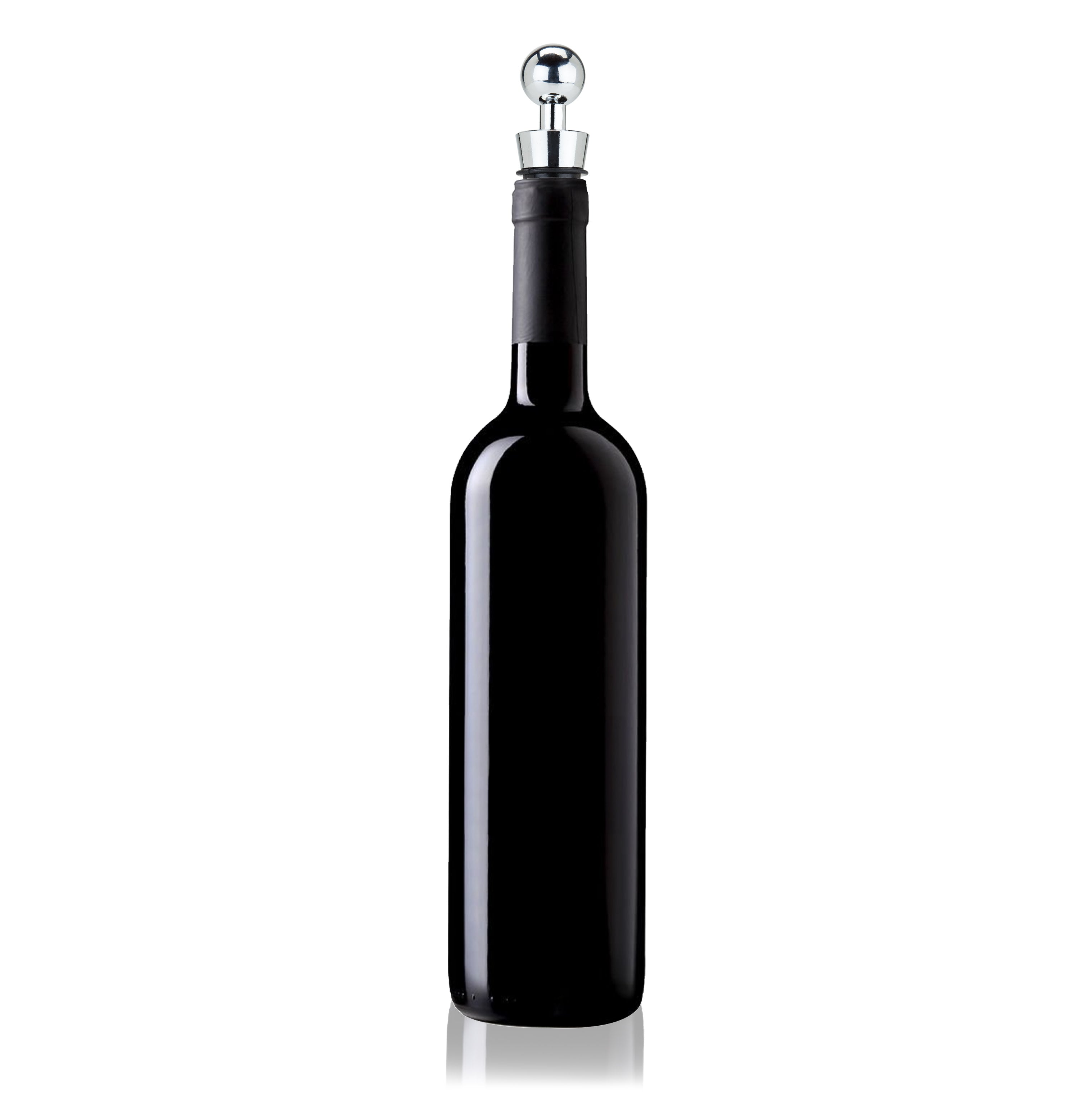 Sphere Zinc Alloy Bottle Stopper in Chrome