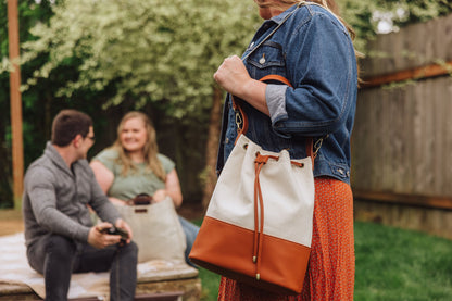 Sirolo Canvas & Leatherette Tote