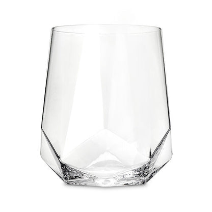 Faceted Crystal Wine Glasses