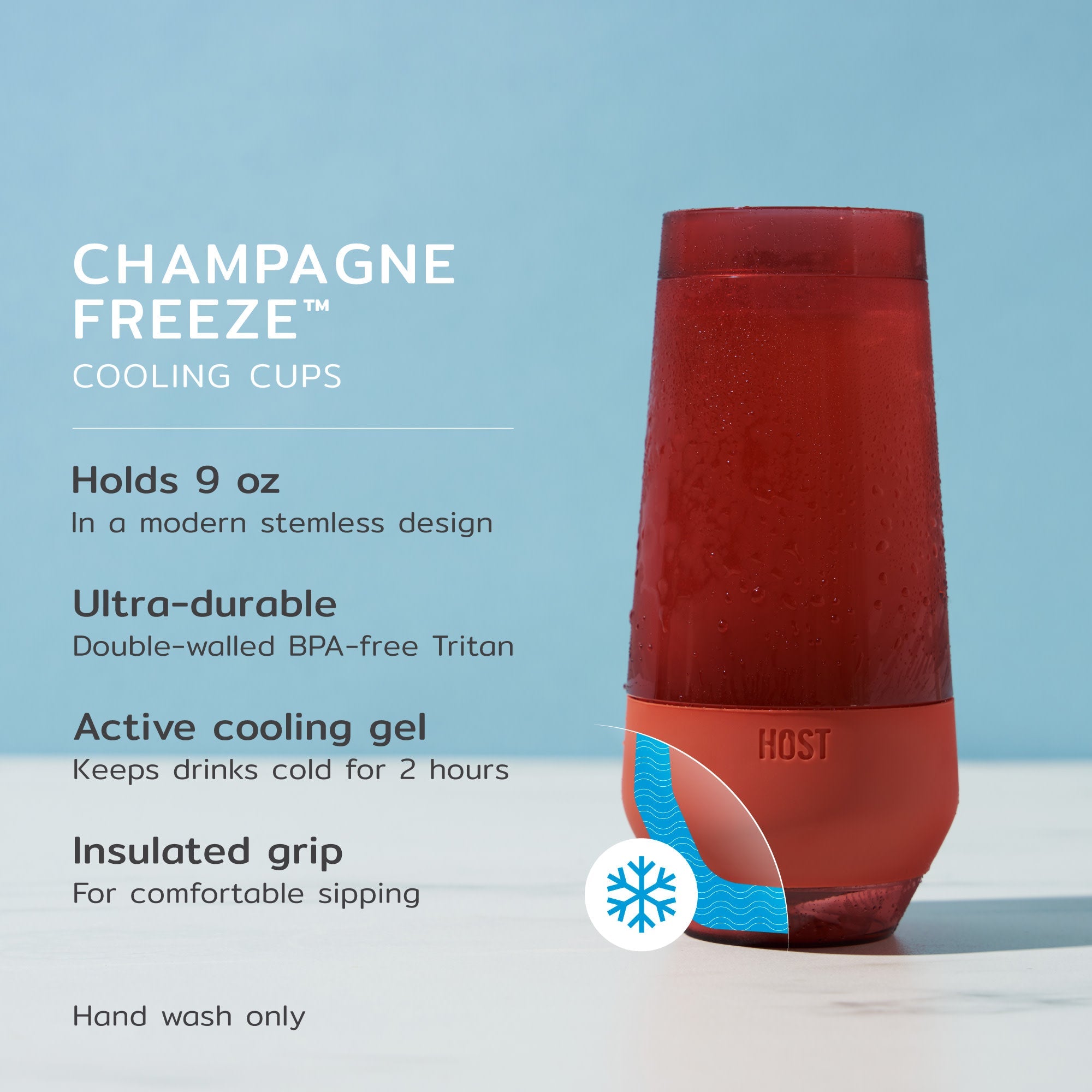 Champagne FREEZE™ in Modern Colors, CDU of 9