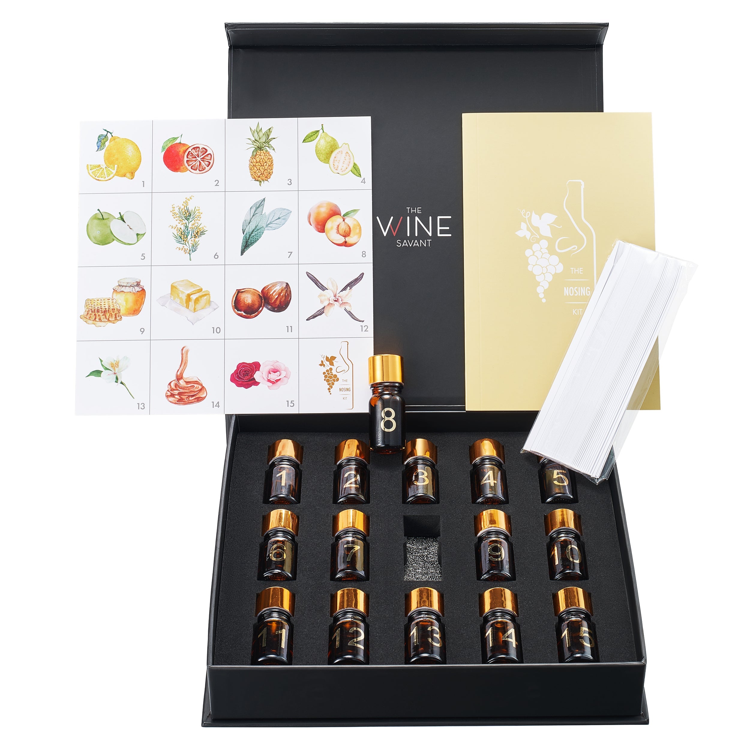 White Wine Aroma Kit Tasting Smelling Aroma Set For White Wines 15 Aromas Training Educational Gift