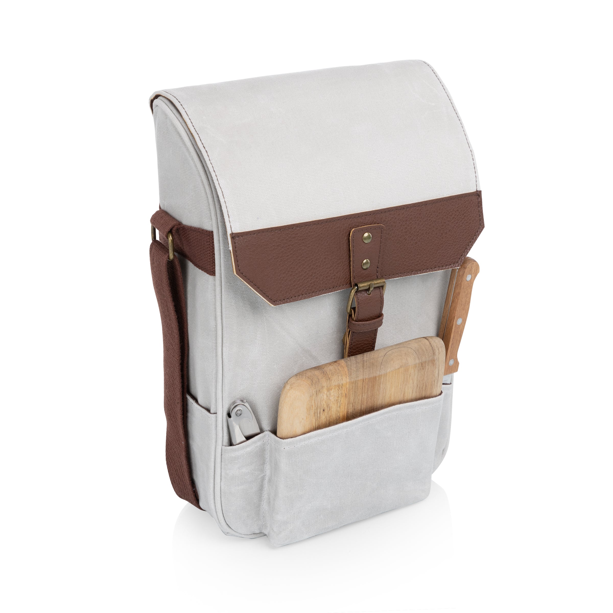 2 Bottle Insulated Wine & Cheese Cooler Tote
