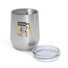 Charger l&#39;image dans la galerie, Jazz &amp; Wine 12oz Insulated Wine Tumbler Mug Printify   
