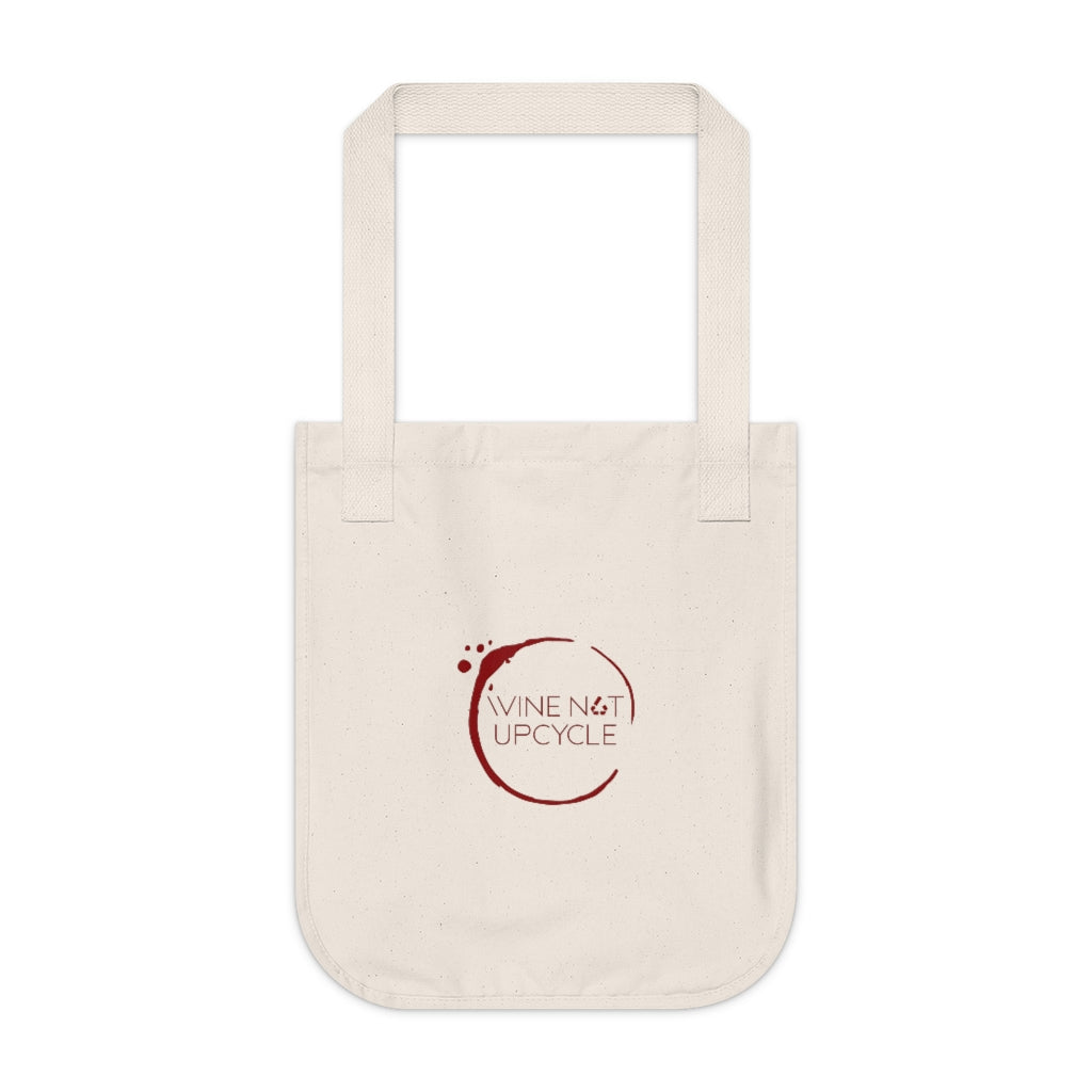 Organic Canvas Tote Bag - Wine Not Upcycle