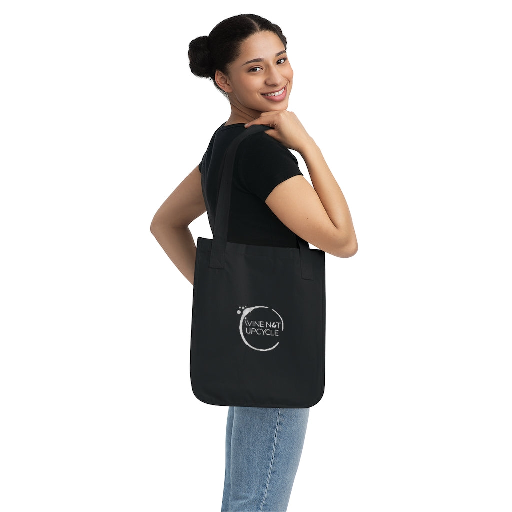 Organic Canvas Tote Bag Bags Printify One size Black 