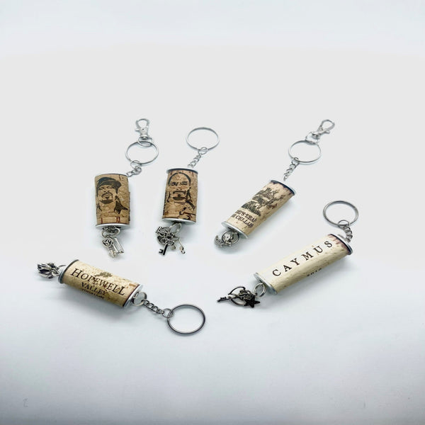 Cork Keychains Keychains Wine Not Upcycle   