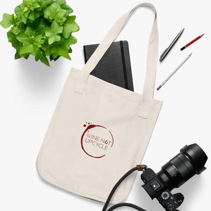 Organic Canvas Tote Bag - Wine Not Upcycle