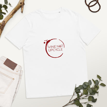 Unisex organic cotton t-shirt - Wine Not Upcycle