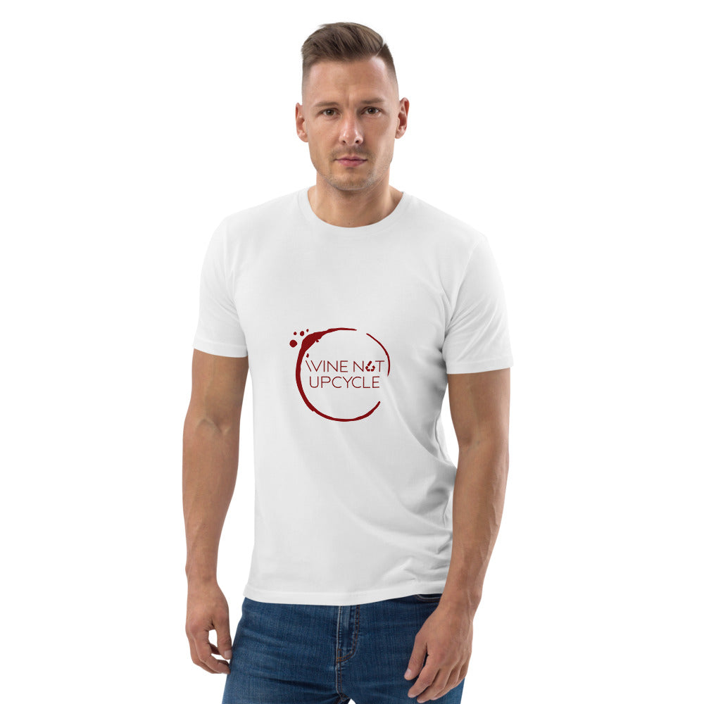 Unisex organic cotton t-shirt - Wine Not Upcycle