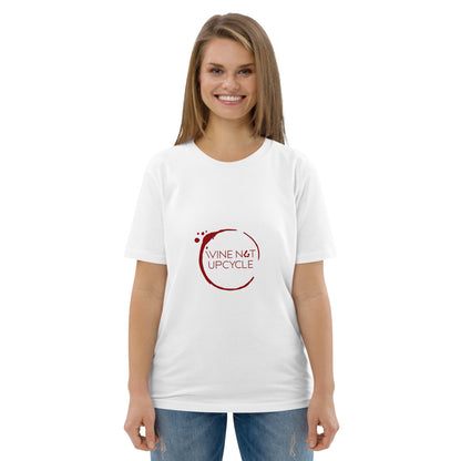 Unisex organic cotton t-shirt - Wine Not Upcycle